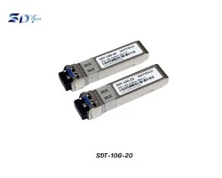 10G SFP+ SM LC DX DDM 20KM รุ่น SDT-10G-20