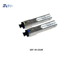 1.25G BIDI SFP SC DDM 20KM รุ่น SDT-1G-20AB