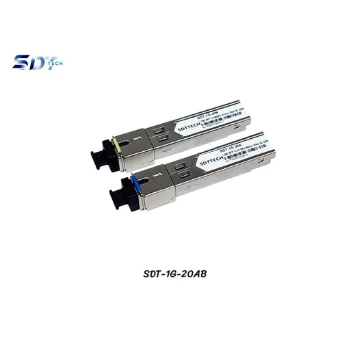 1.25G BIDI SFP SC DDM 20KM รุ่น SDT-1G-20AB