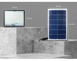 โคมไฟสปอร์ตไลท์ Solar Spotlight LumiRa รุ่น LSC-028 100W