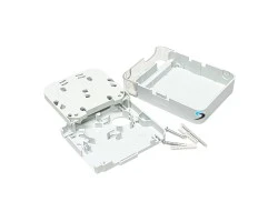 กล่องพักสายไฟเบอร์ออฟติก 2 Core Indoor (มีฝาปิด)