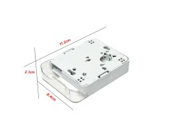 กล่องพักสายไฟเบอร์ออฟติก 2 Core Indoor (มีฝาปิด)