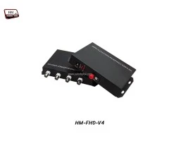 Fiber Optic Video Converter 4 Channel 1080p
